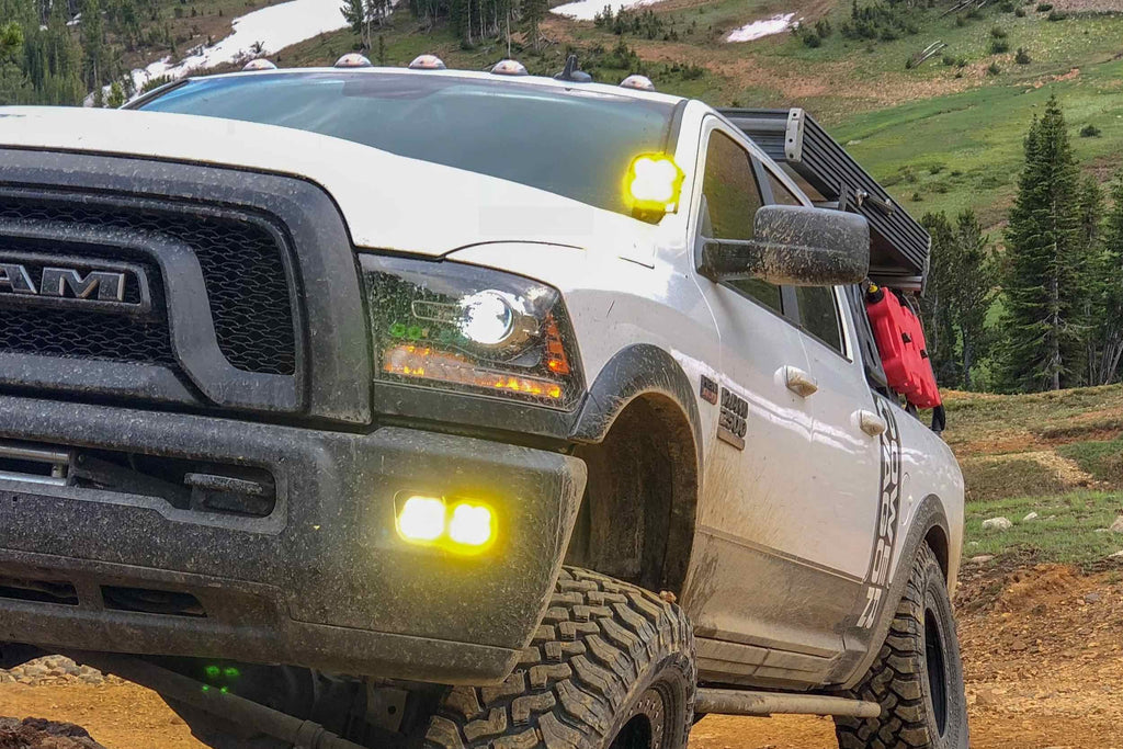BD Ditch Light LED System: Dodge Ram 1500 (09-18) (Squadron Sport)