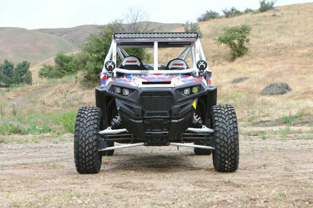 Vision X LED Headlights: Polaris RZR (14-16) (4x XIL-OPRH110 / Brackets / Wiring)