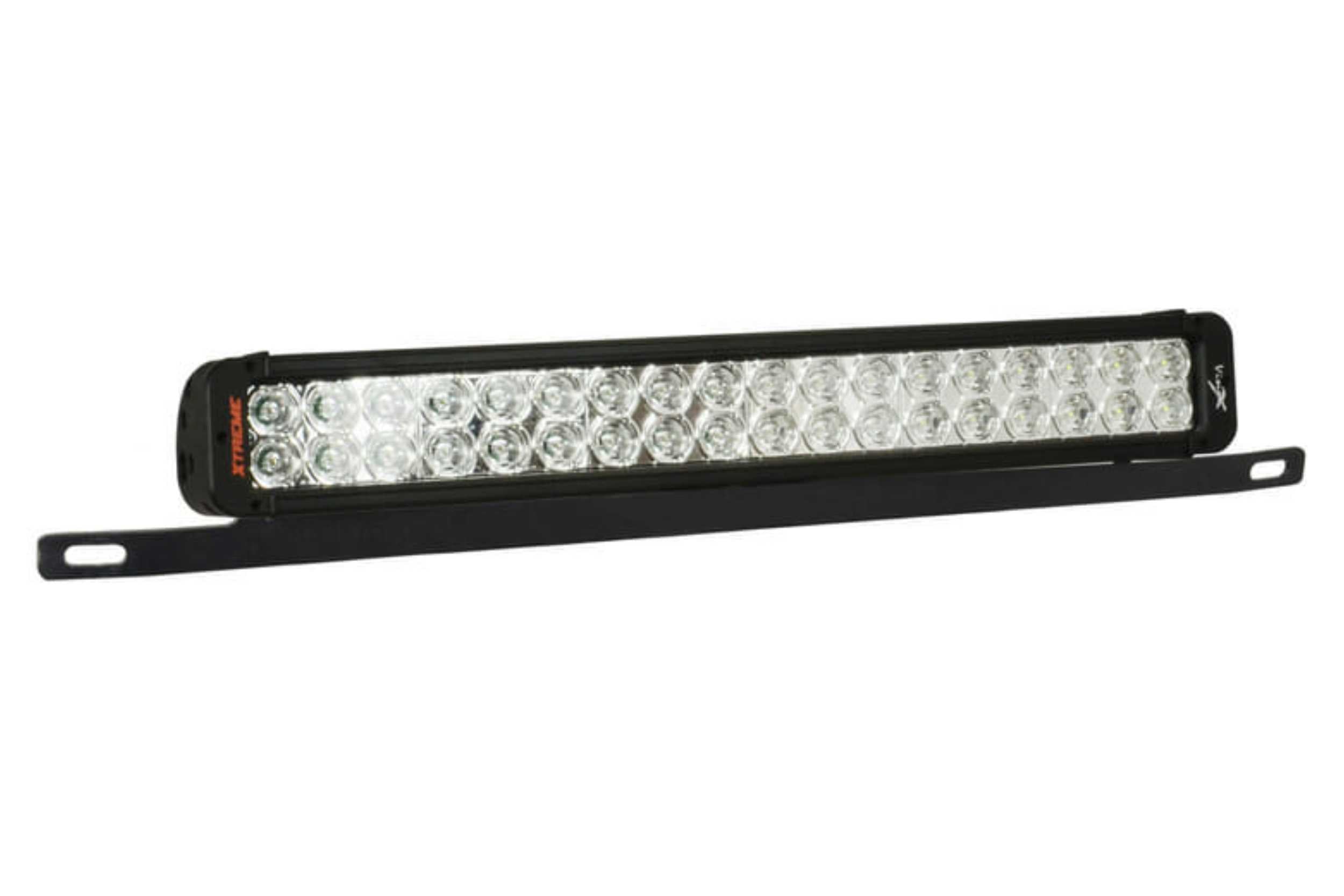 Vision X Bumper Mount LED System: Ford Super Duty (08-10) (1x XPR-12M Light Bar)