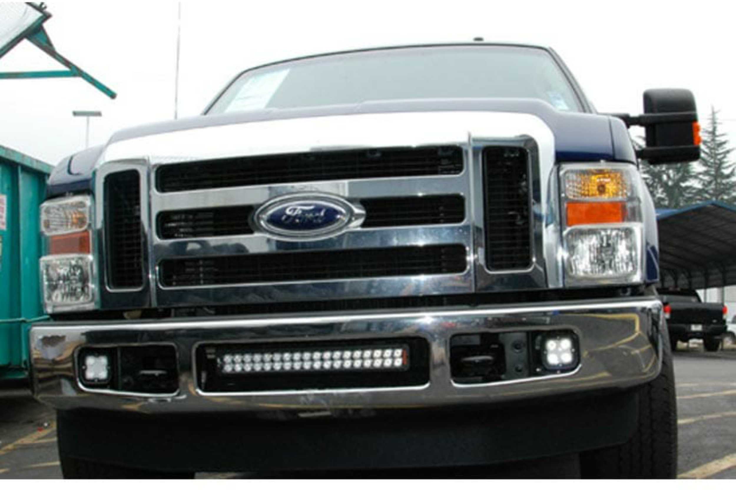 Vision X Bumper Mount LED System: Ford Super Duty (08-10) (1x XIL-PX3610 Light Bar)