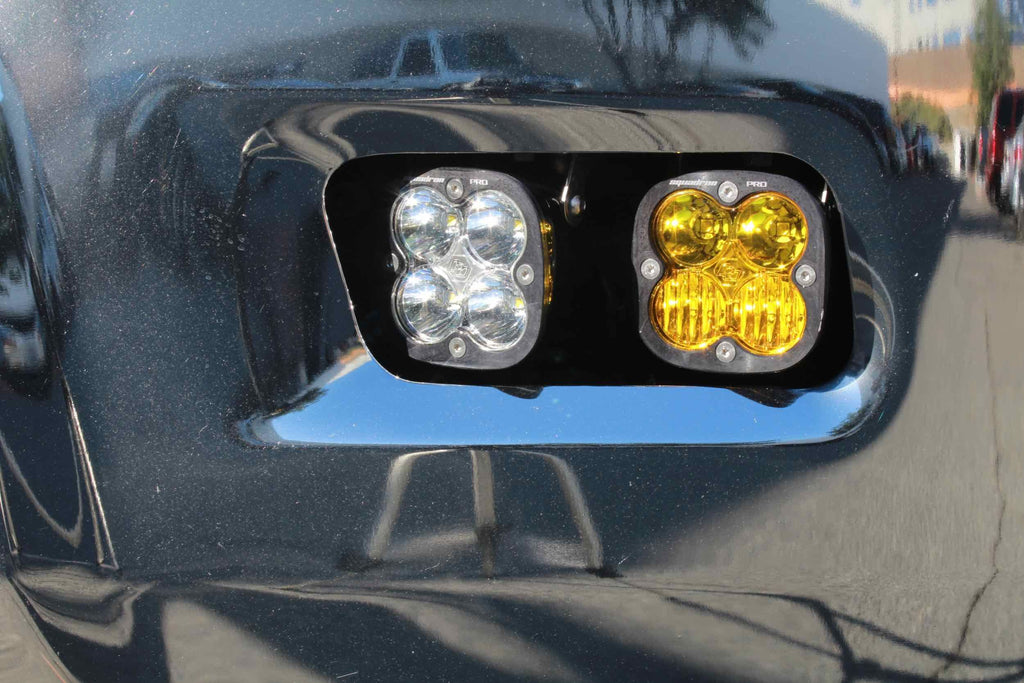 BD LED Fog Kit: Dodge Ram (Horizontal Fogs) (Amber / Squadron SAE)