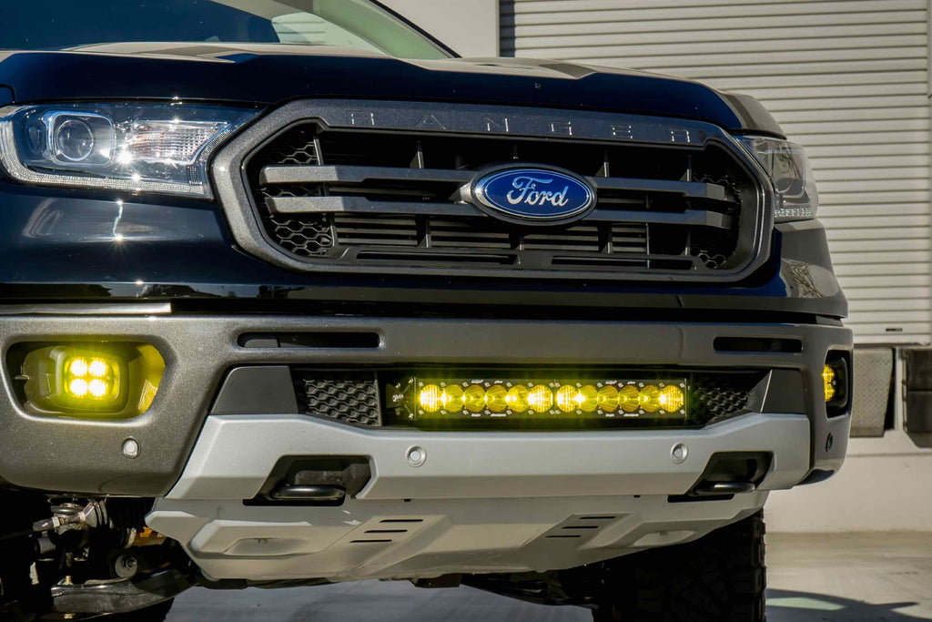 BD LED Fog Kit: Ford Ranger (19+) (White / Squadron Pro)