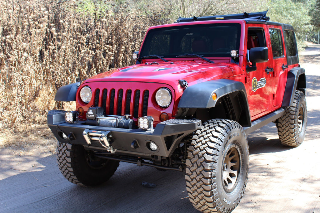 BD LED Fog Kit: Jeep JK (07-18) (White / Squadron R Pro)