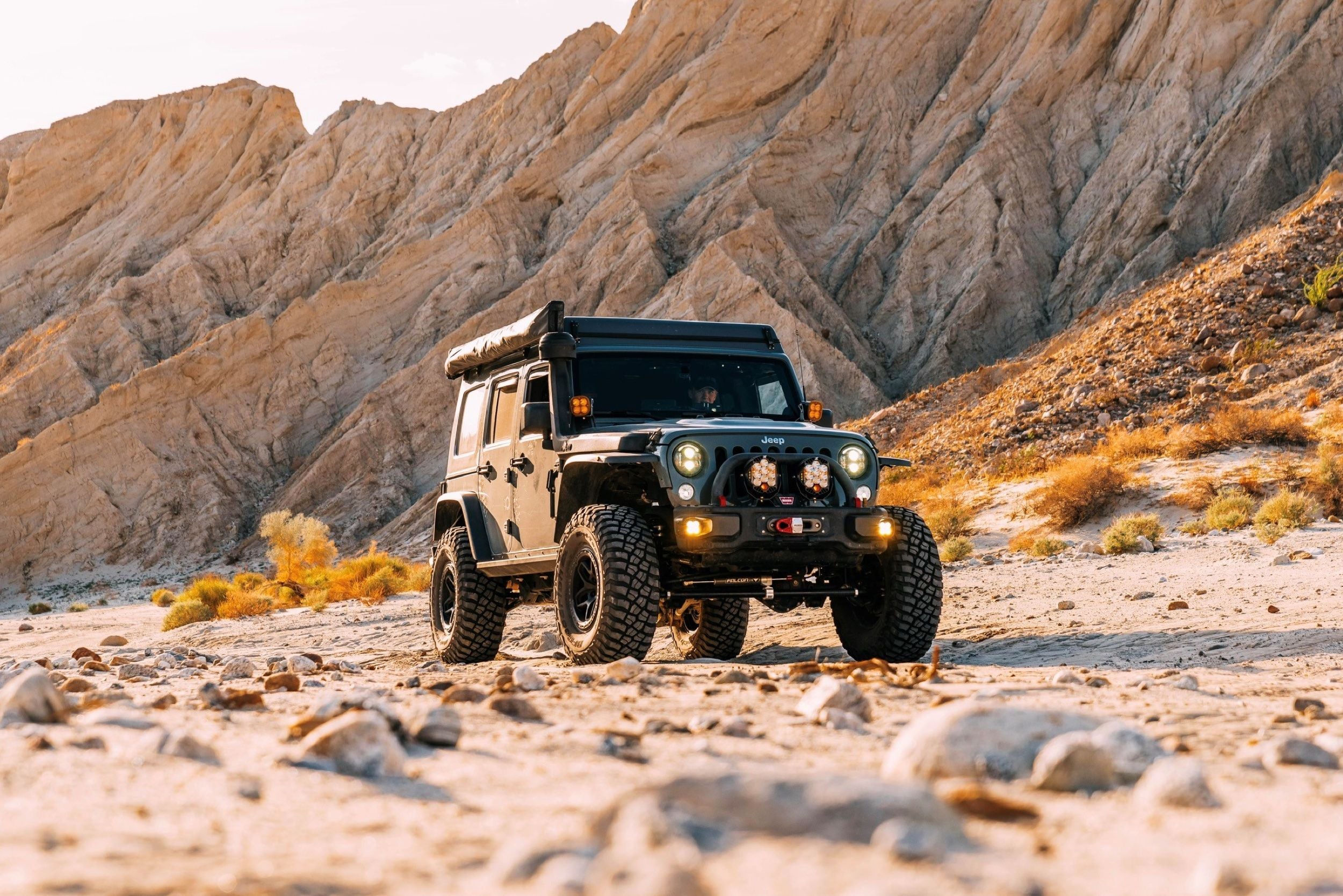 BD LED Fog Kit: Jeep JK (07-18) (White / Squadron Sport)