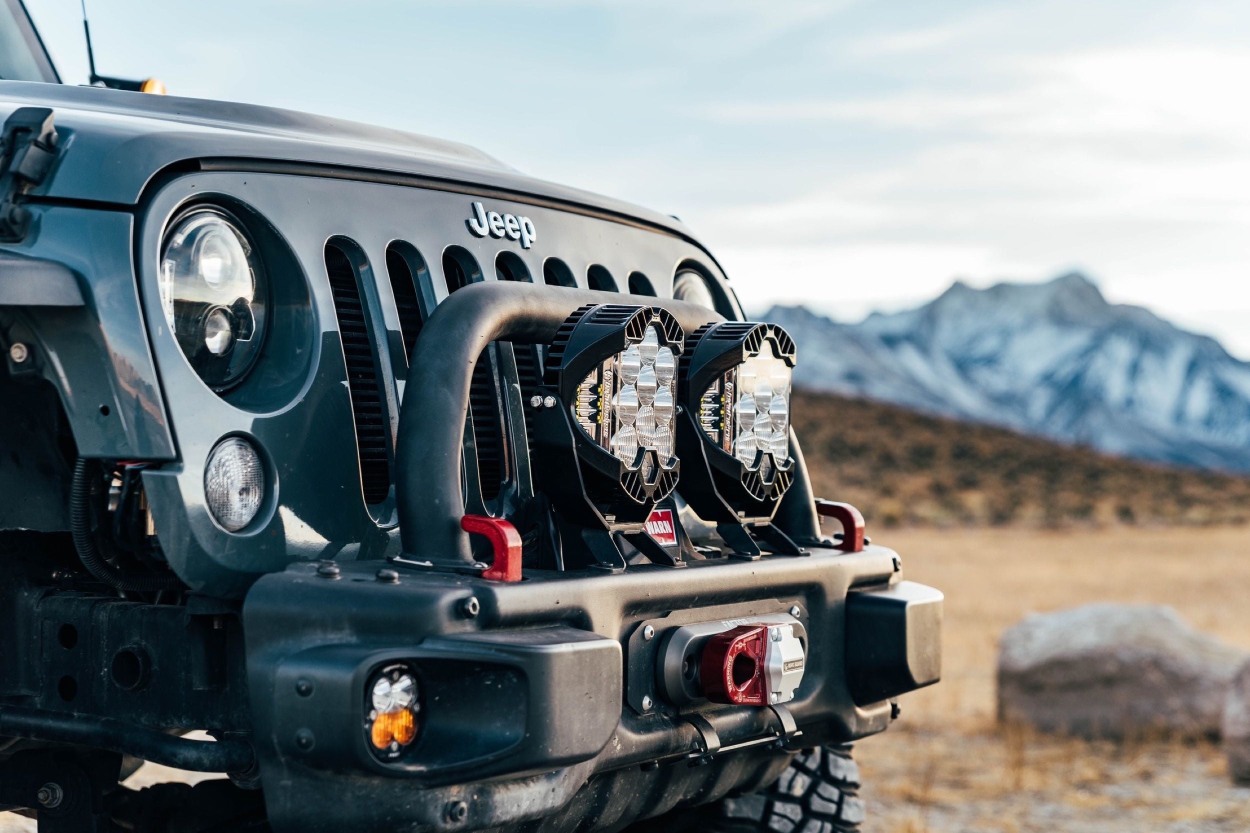 BD LED Fog Kit: Jeep JK Rubicon X / 10th anniv.(13-16) (White / Squadron-R Pro)