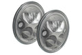 Vision X LED Headlights: (Each / 7in Round / Chrome / White Halo)
