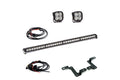 BD Cowl Light Kit: Jeep Wrangler JL (1x 40in S8 Bar + 2x Squadron Sport)
