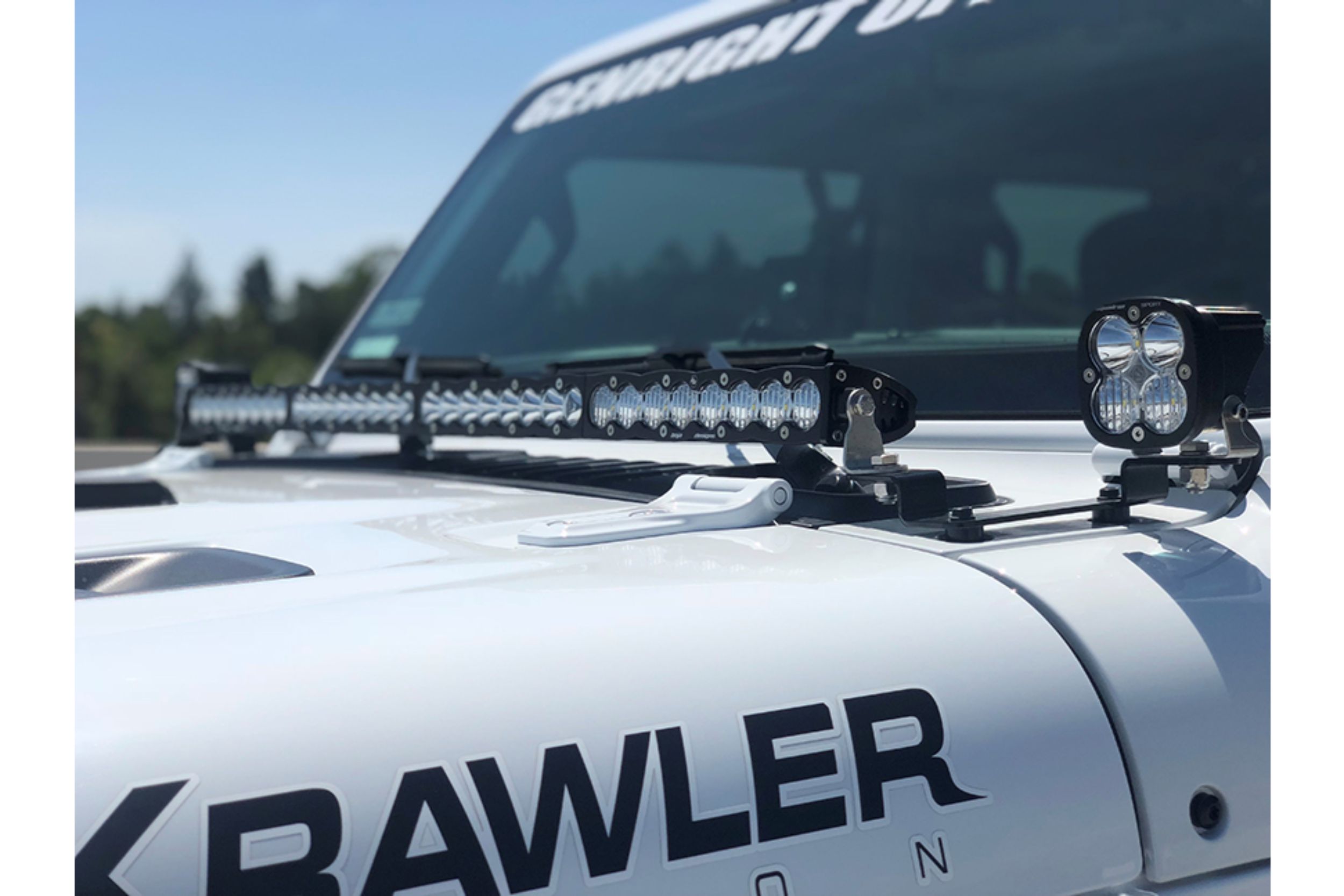 BD Cowl Light Kit: Jeep Wrangler JL (1x 40in S8 Bar + 2x Squadron Sport)