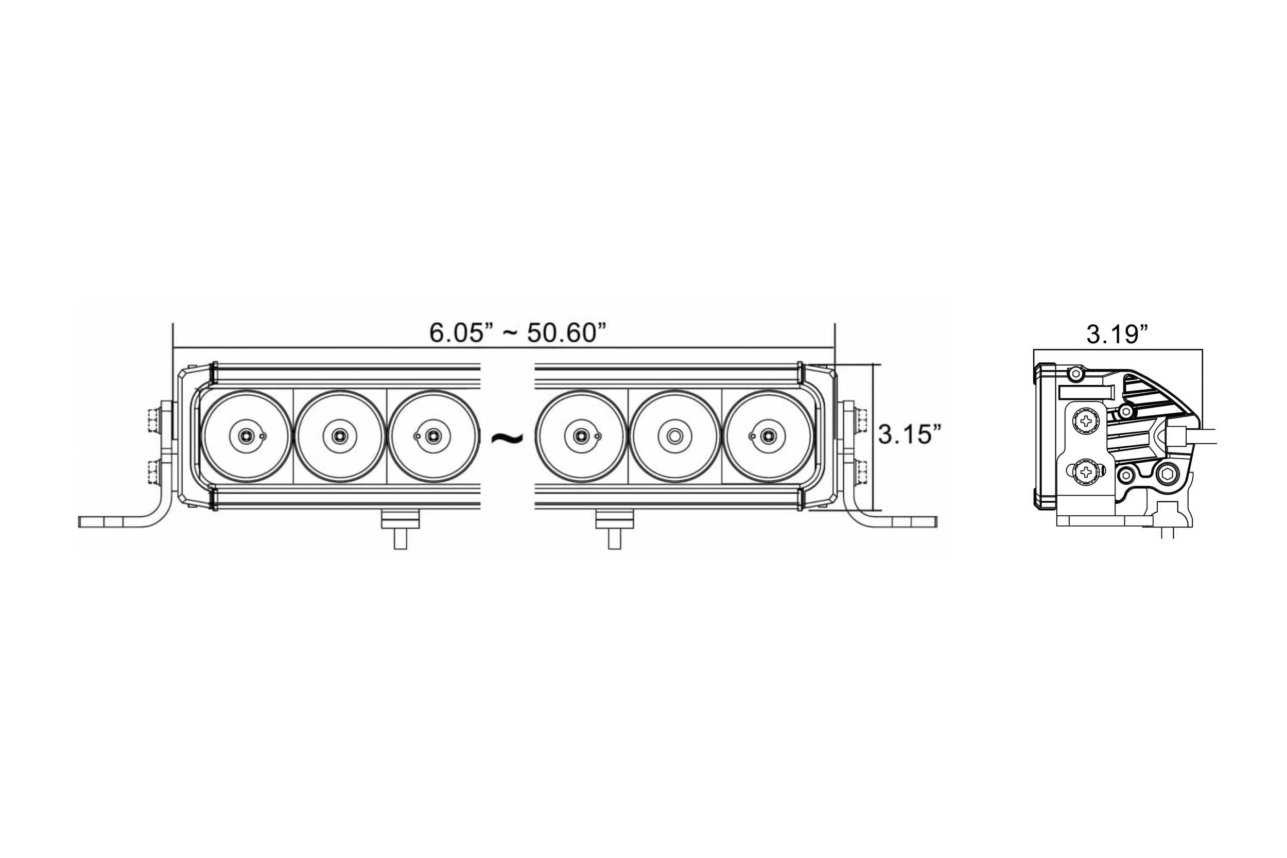 Vision X Grille LED System: GMC Sierra HD (19+) (Cannon CG2)