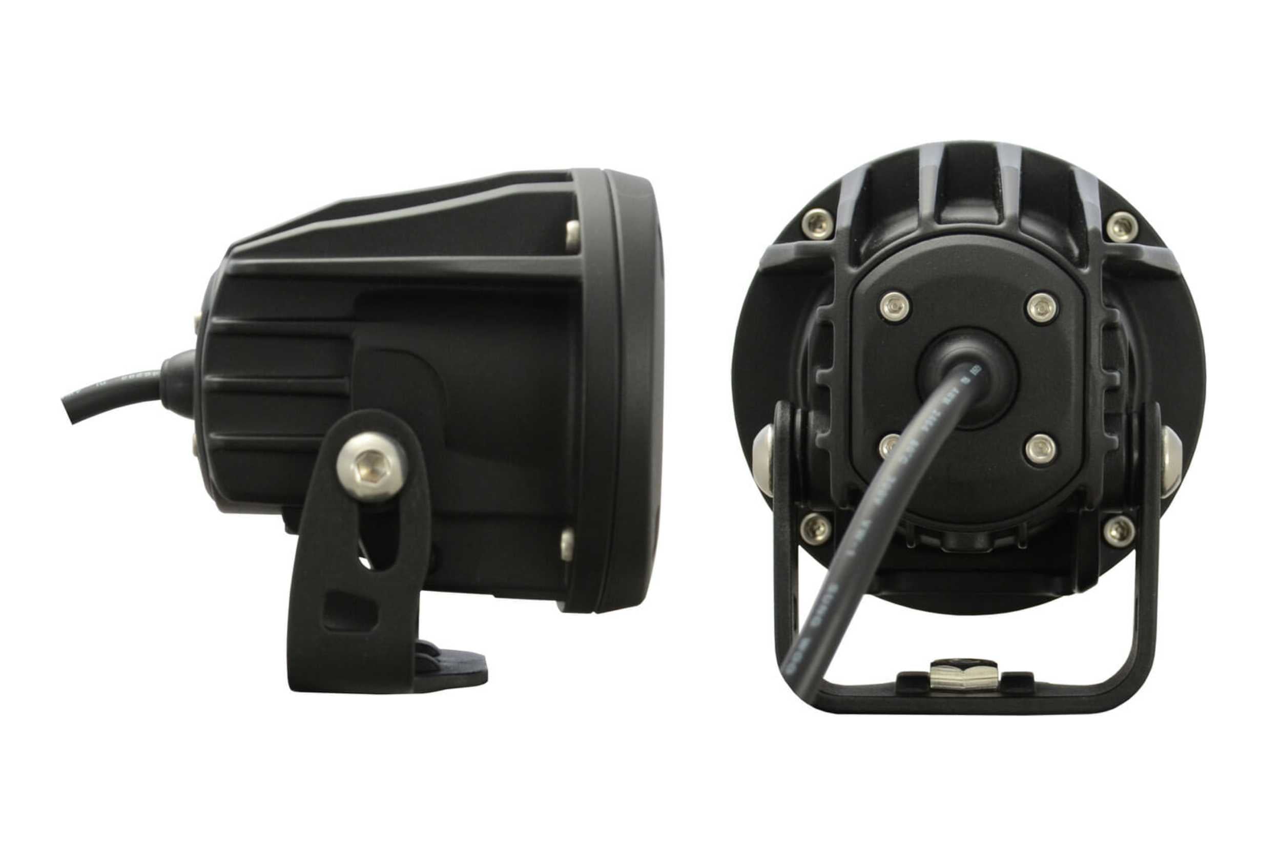Vision X Optimus LED Pod: Black / Round (20 Degree Medium Beam)