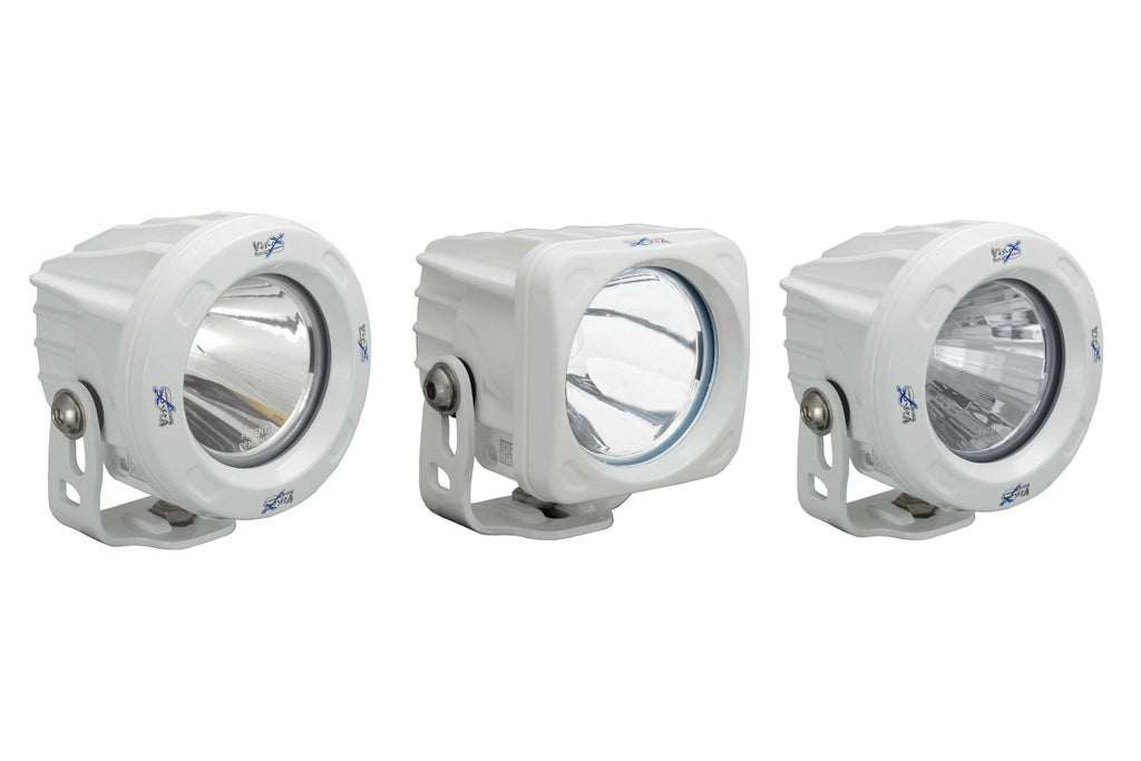 Vision X Optimus LED Pod: Black / Round (20 Degree Medium Beam)