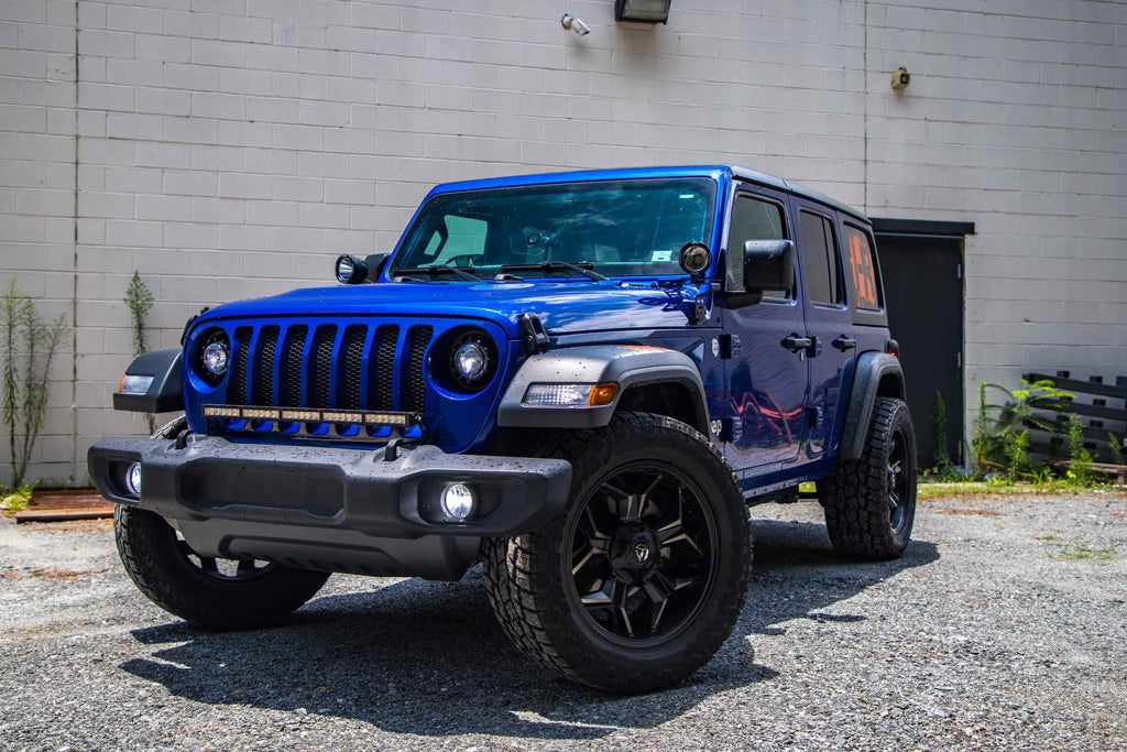 Vision X Ditch Light LED Lighting System: Jeep JK (07-17) (2x 4.5in Cannon Pods)