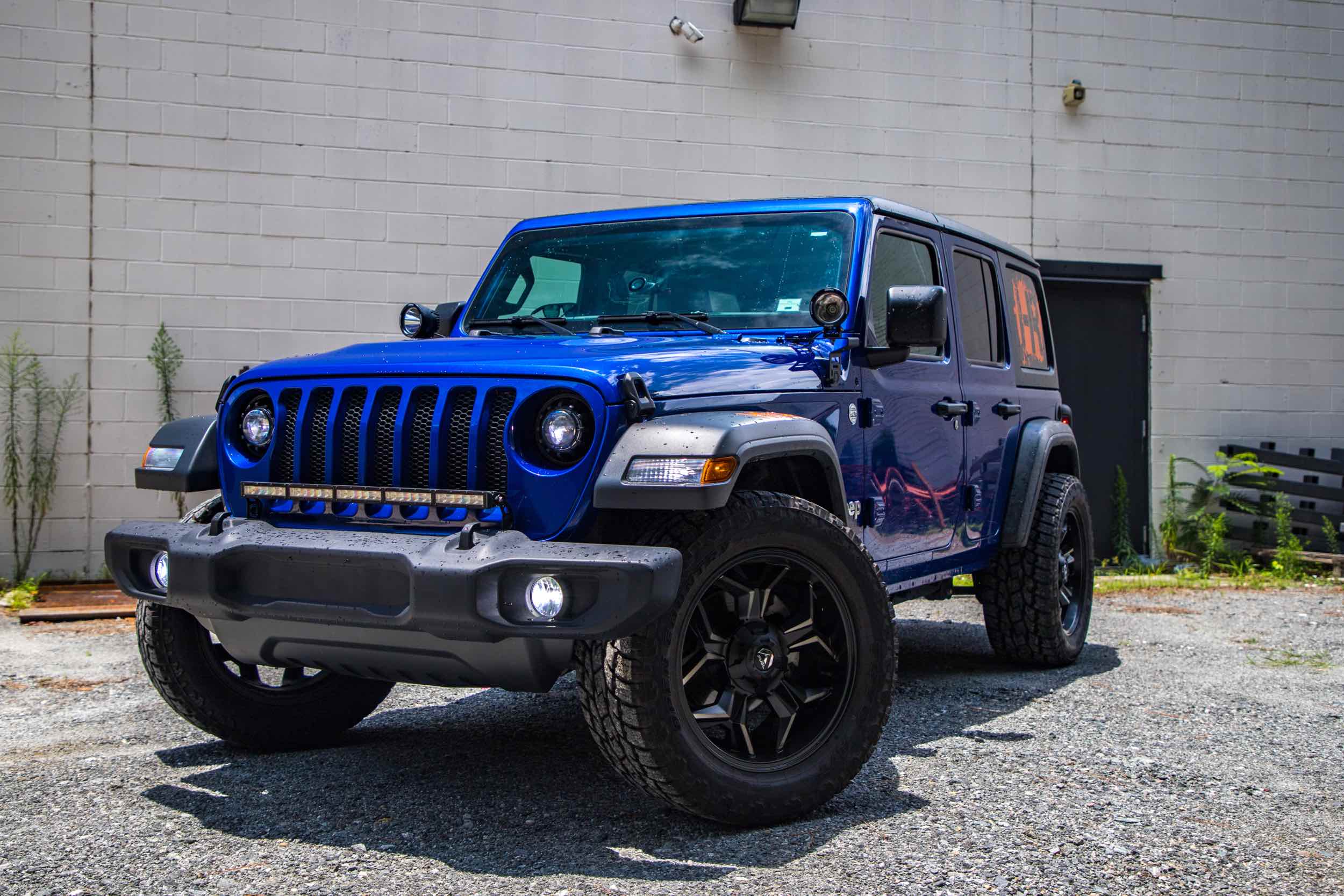 Vision X Ditch Light LED Lighting System: Jeep JK (07-17) (2x 4.5in Cannon Pods)