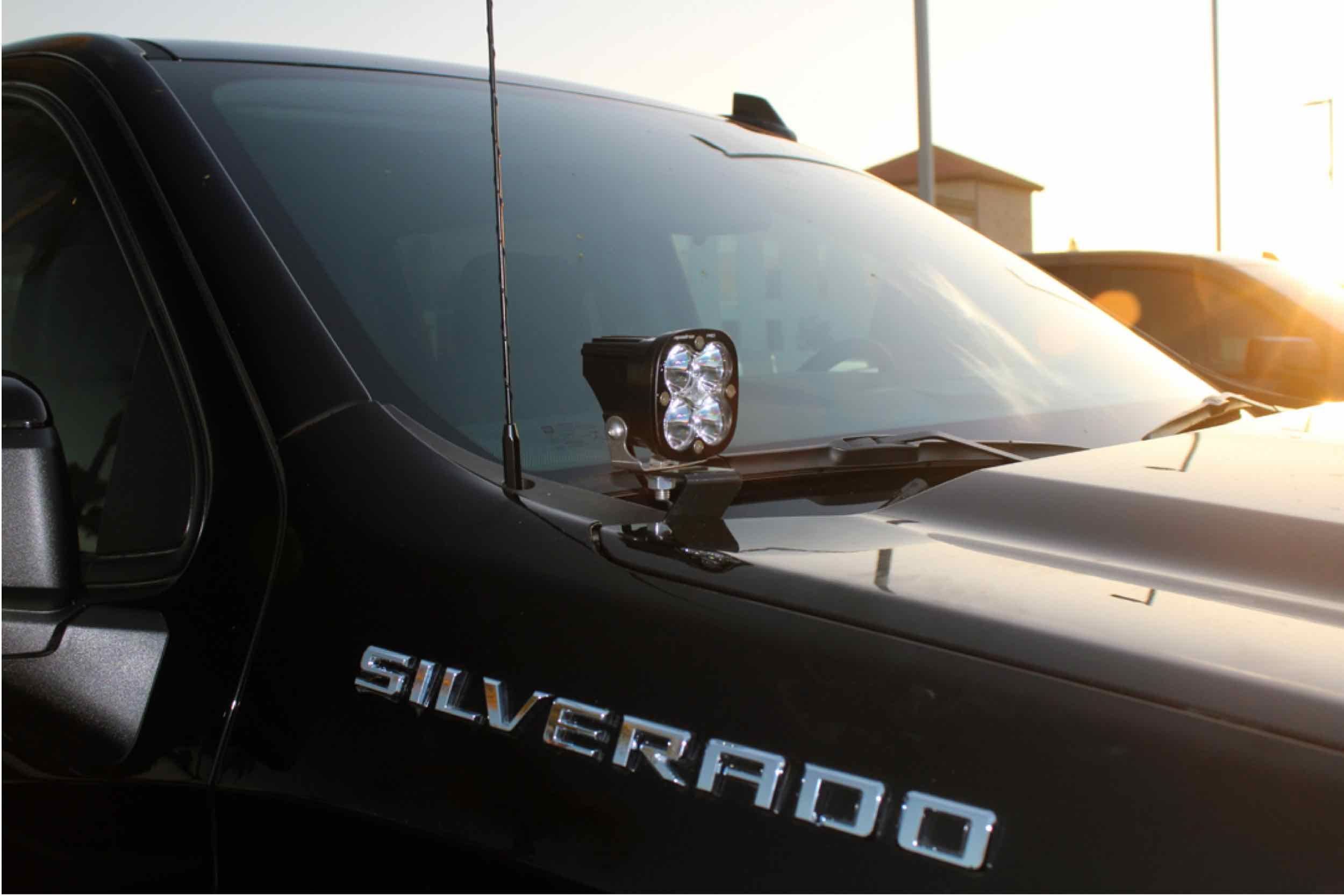 BD Ditch Light LED System: Silverado 1500 (2019+) (Squadron Sport)