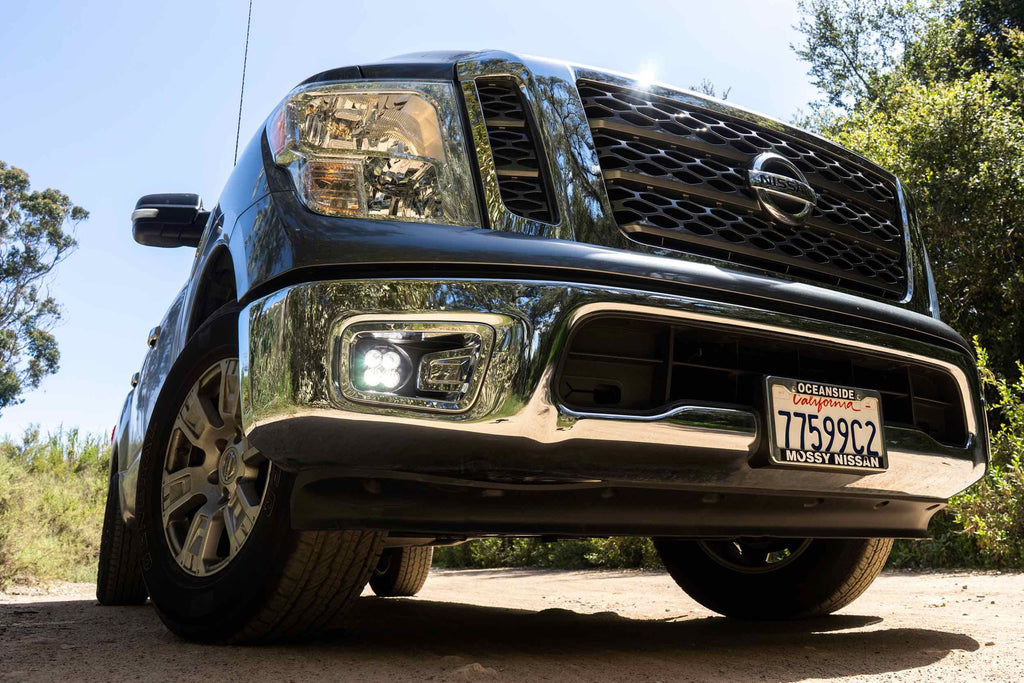 BD LED Fog Kit: Nissan Titan (17-18) (Clear / Squadron SAE)