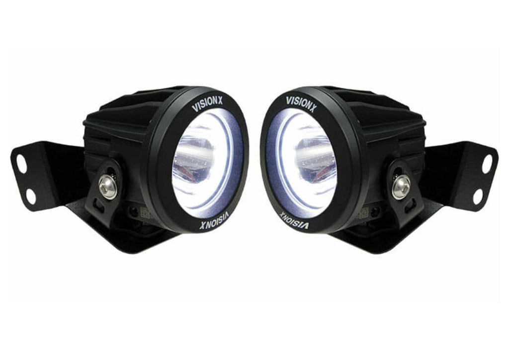 Vision X Ditch Light LED Lighting System: 2-4 Seat RZR (2x 4.5in Optimus Pods)