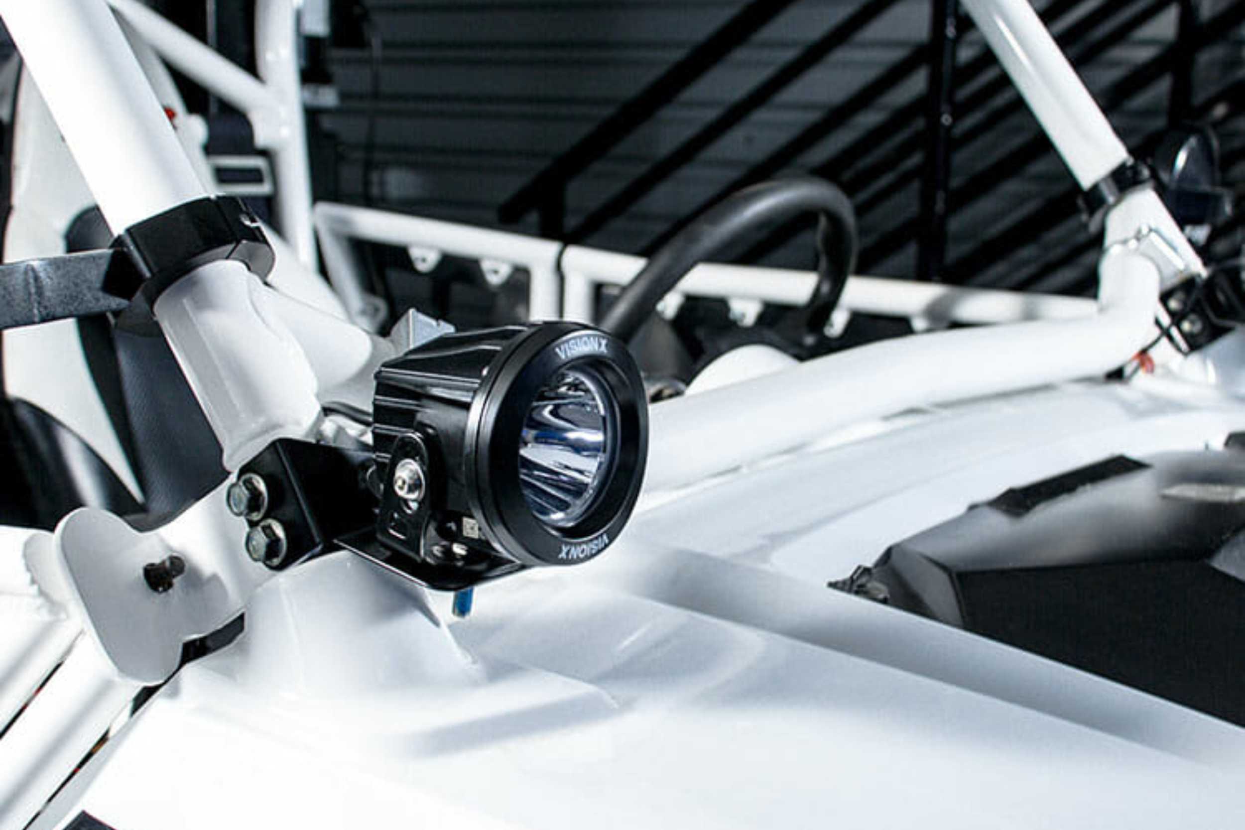 Vision X Ditch Light LED Lighting System: 2-4 Seat RZR (2x 4.5in Optimus Pods)