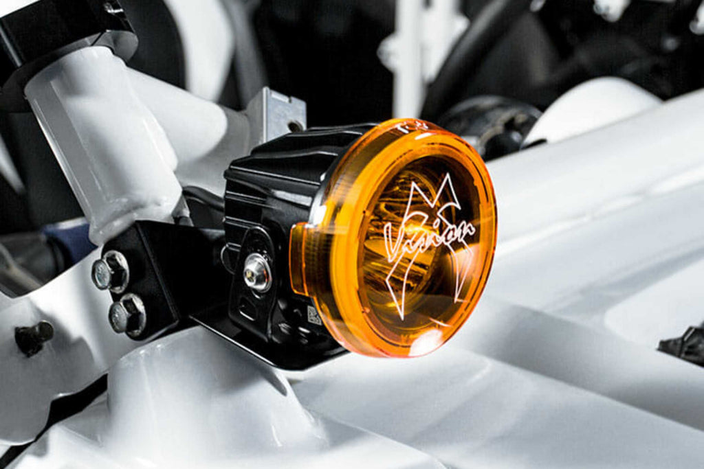 Vision X Ditch Light LED Lighting System: 2-4 Seat RZR (2x 4.5in Optimus Halo Pods)