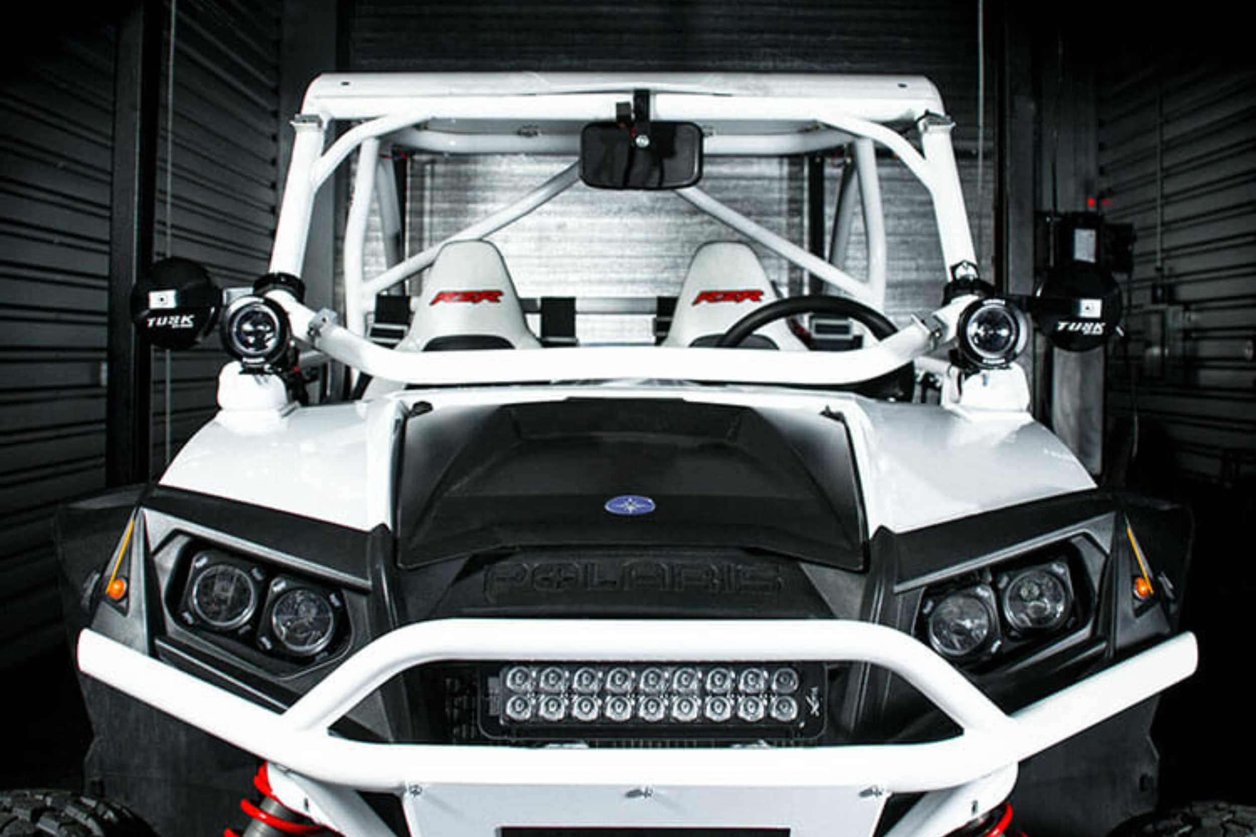 Vision X Ditch Light LED Lighting System: 2-4 Seat RZR (2x 4.5in Optimus Pods)