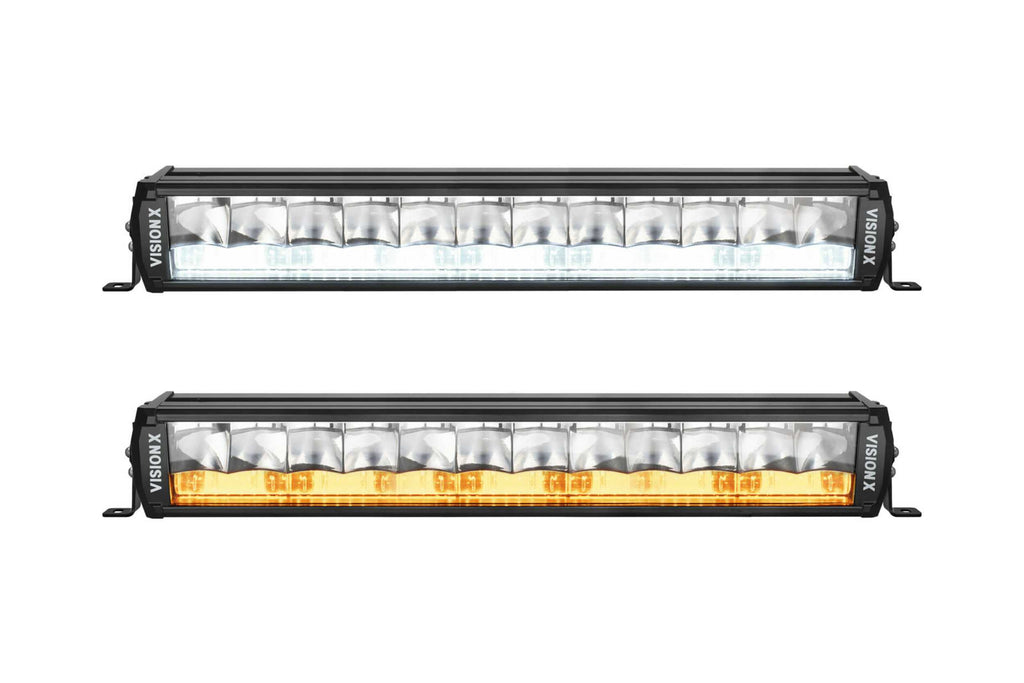 Vision X Shocker LED Light Bar: 20in (White Photon Light Pipe / With Harness)