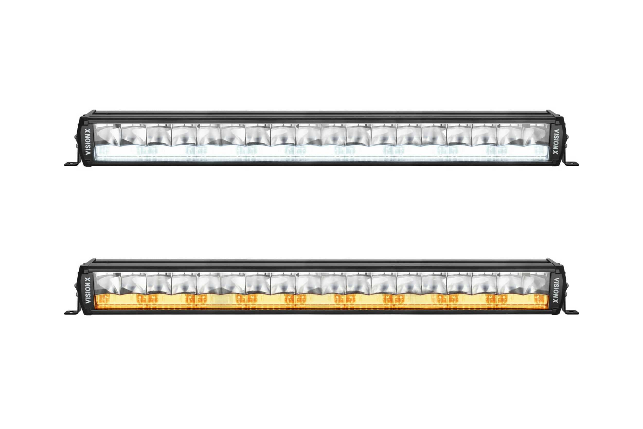 Vision X Shocker LED Light Bar: 11.97in (Amber Photon Light Pipe / With Harness / Race Version)