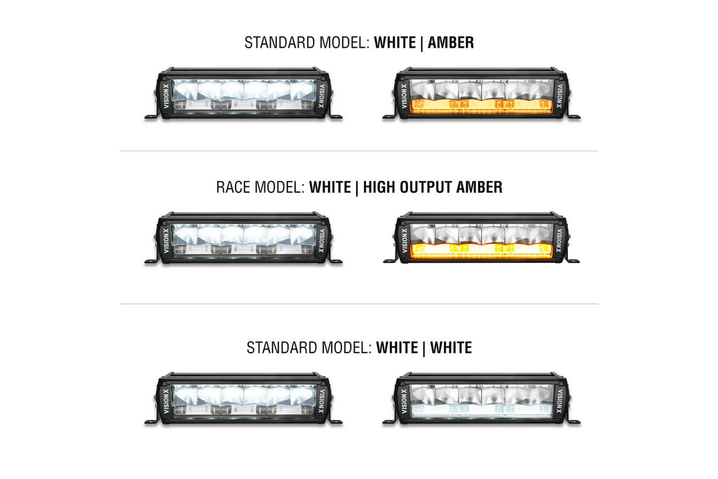 Vision X Shocker LED Light Bar: 11.97in (White Photon Light Pipe / With Harness)