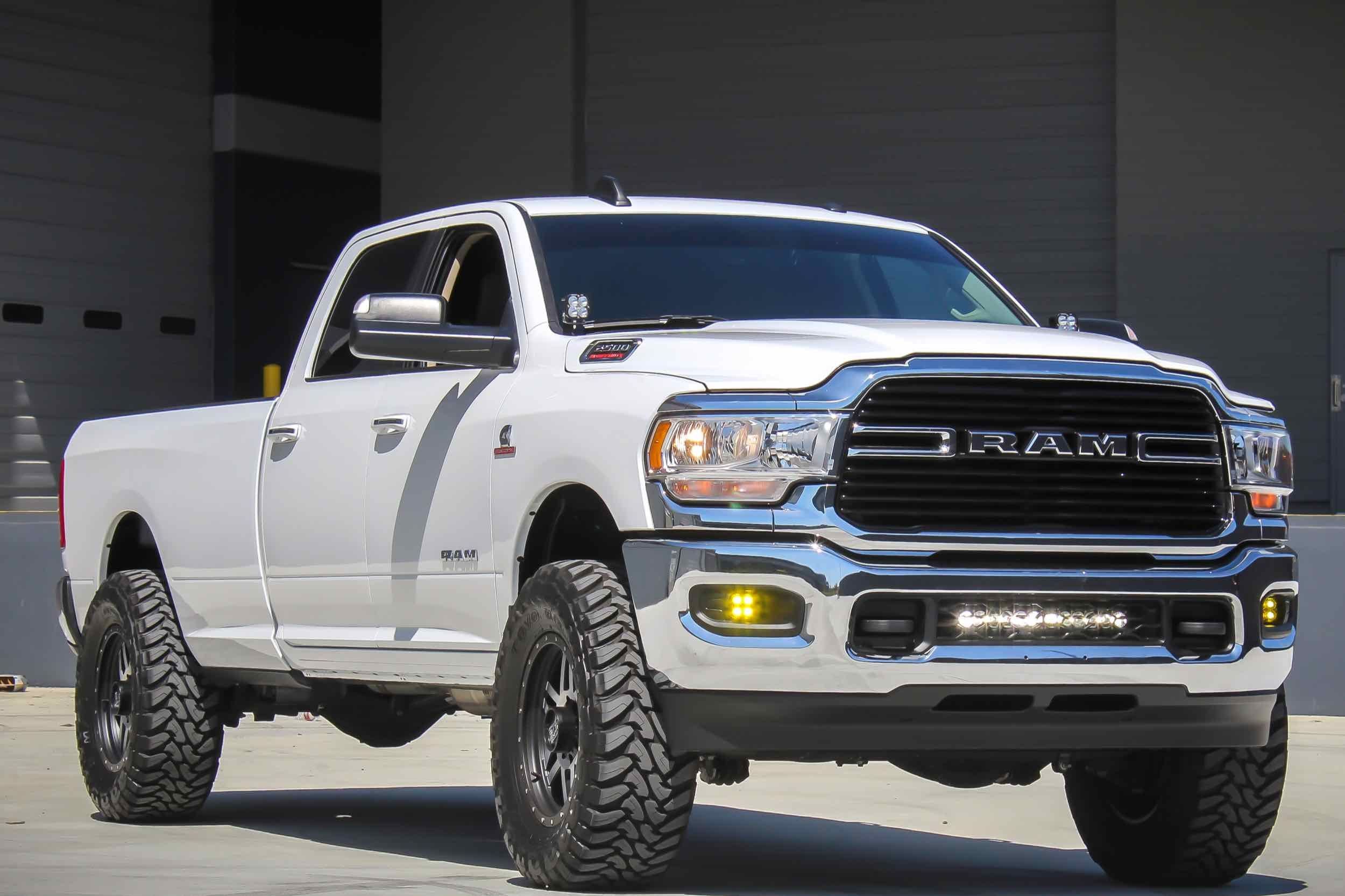 BD LED Fog Kit: Dodge Ram HD (19+) (White / Squadron SAE)