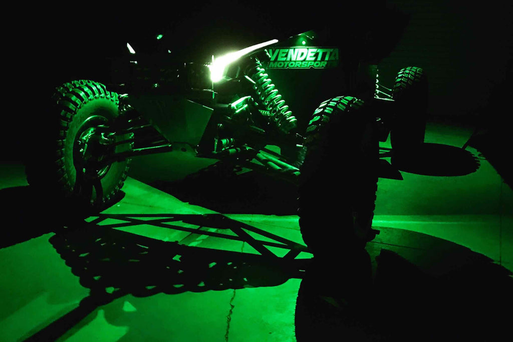 BD LED Rock Light: (1 pc / Green)