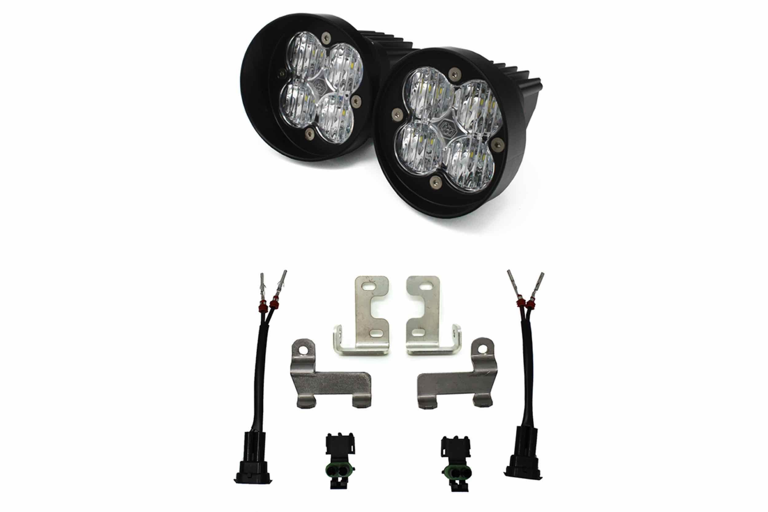 BD LED Fog Kit: Tacoma/Tundra/4Runner (White / Squadron Sport WC)