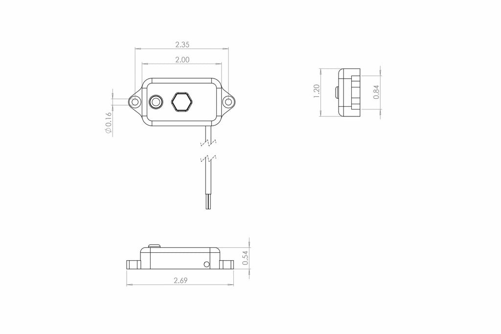 BD LED Dome Light: w/Switch (Green)