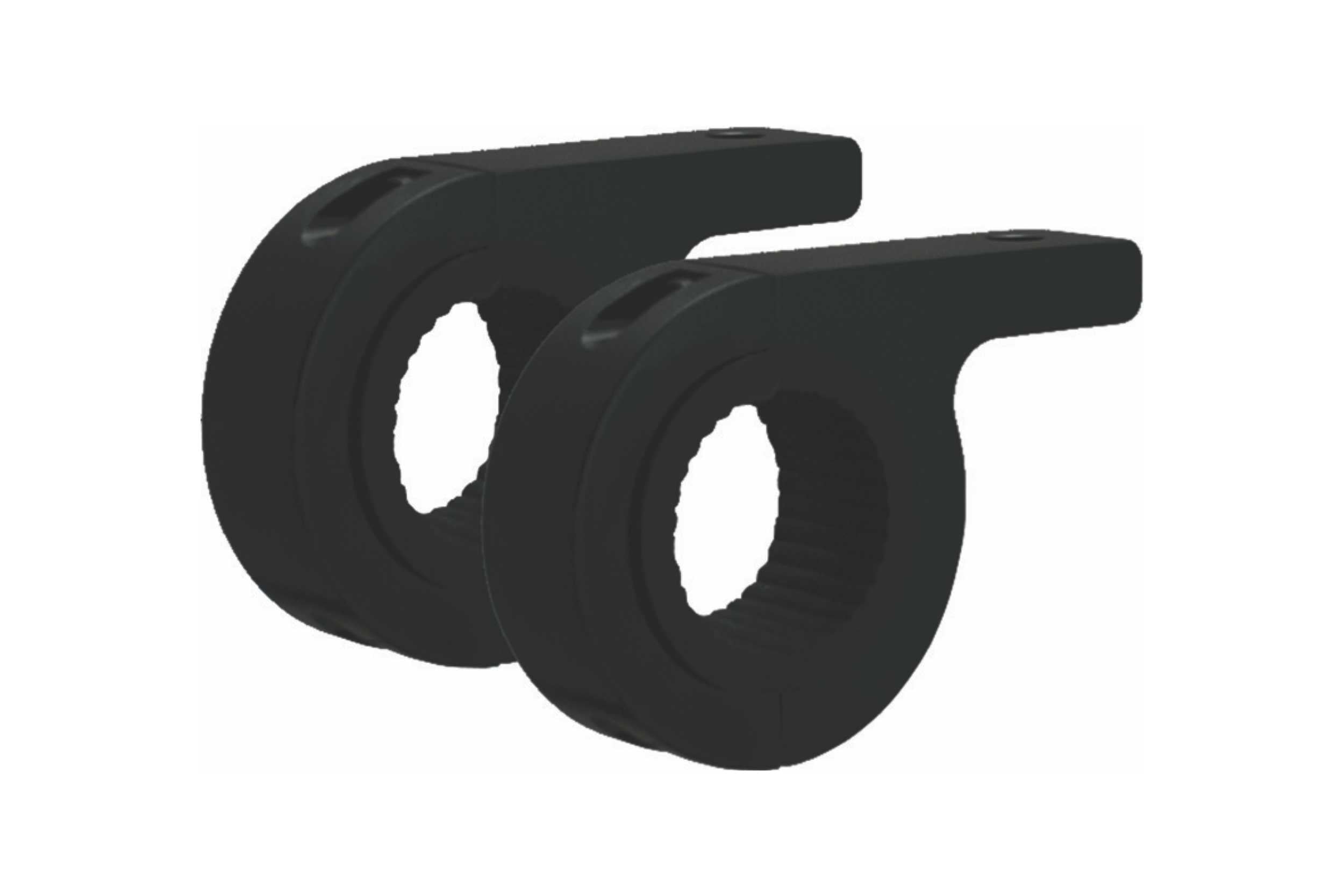 Vision X Mounts: (Set / Black / M8 Mounting Bolt / 2.50in Tube Clamp)