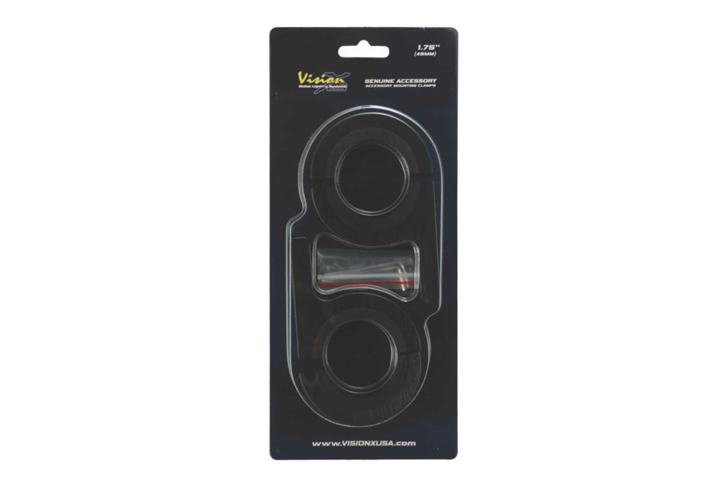 Vision X Mounts: (Set / Black / M8 Mounting Bolt / 1.25in Tube Clamp)