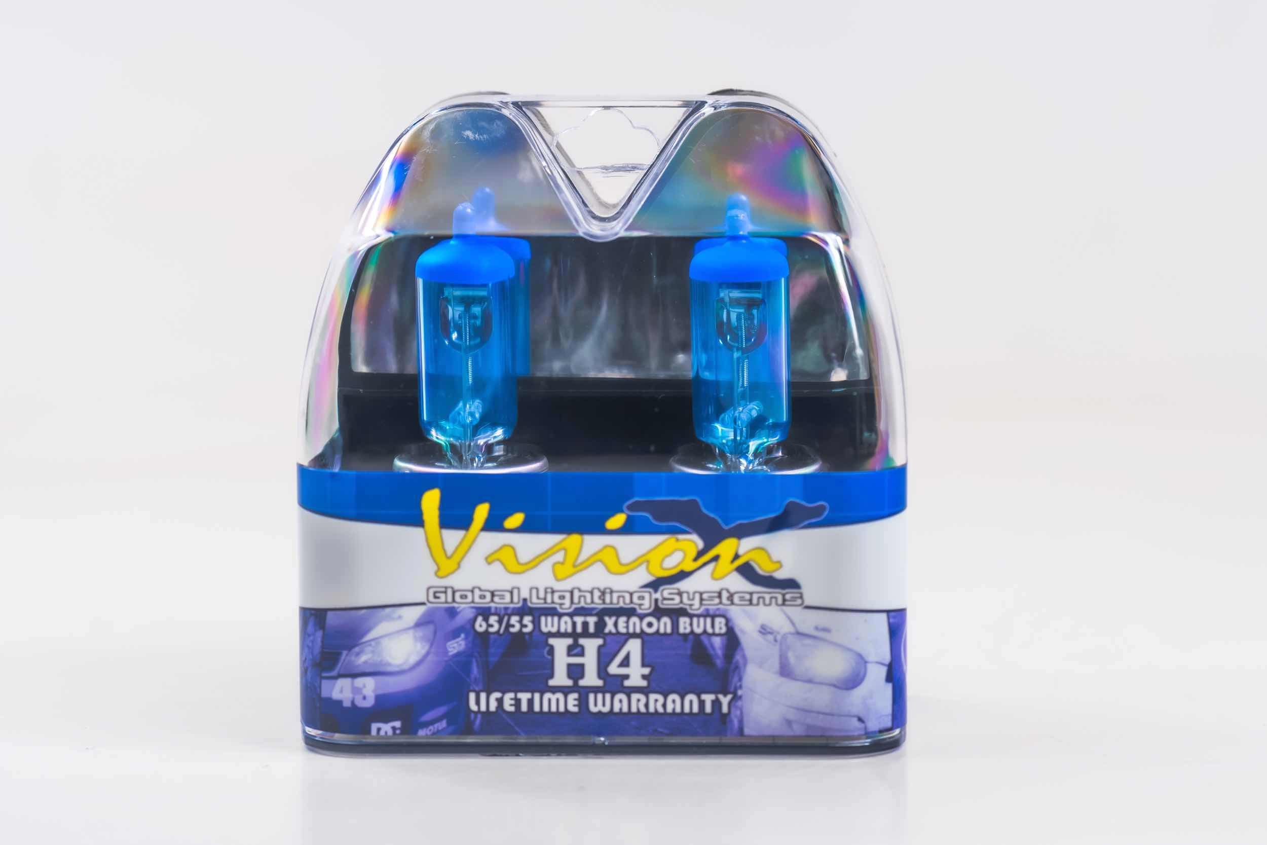 Vision X Superwhite Halogen: H4 (45/60W / HI-LOW / DOT Approved)(Set)