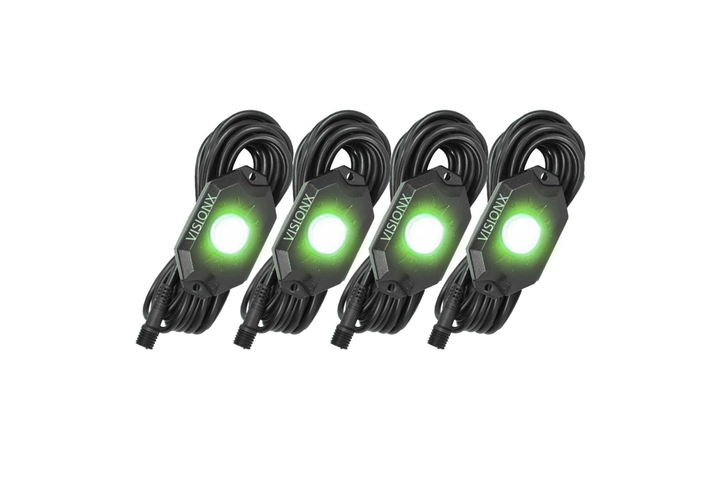 Vision X LED Rock Light System: (9W / 6 Pod Set / White)