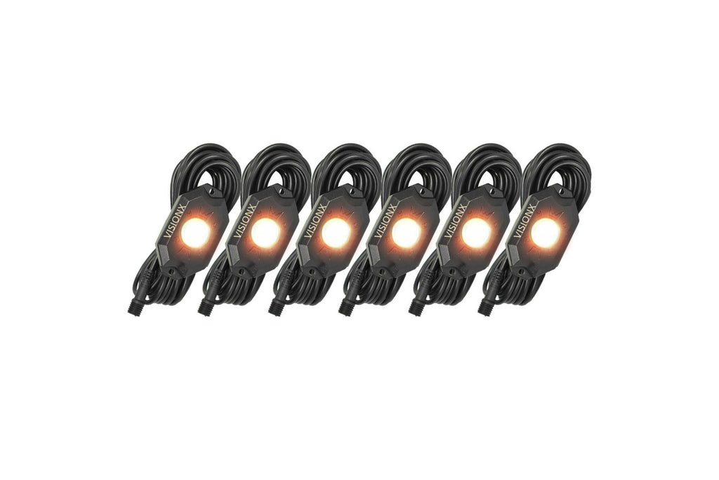 Vision X LED Rock Light System: (9W / 4 Pod Set / Green)