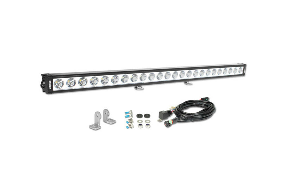 Vision X Light Bar: 20.75in (15-LED / XPL / Straight / Halo / Incl. L Brackets & Harness)