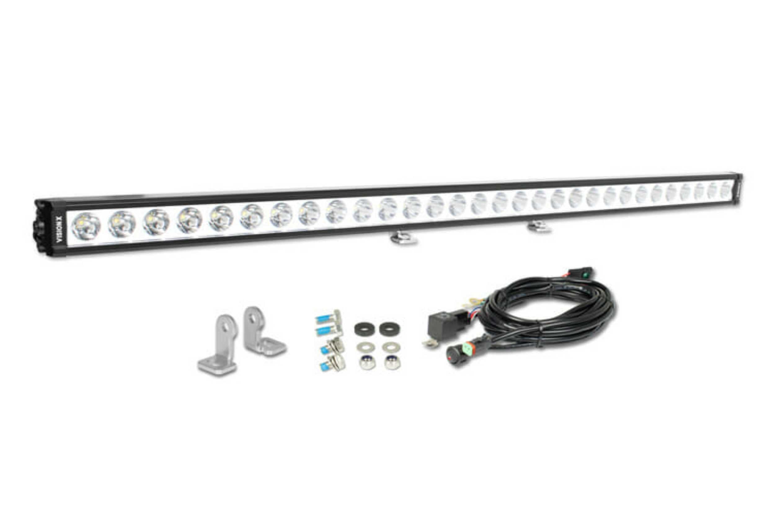 Vision X Light Bar: 50.98in (39-LED / XPL / Straight / Halo / Incl. L Brackets & Harness)