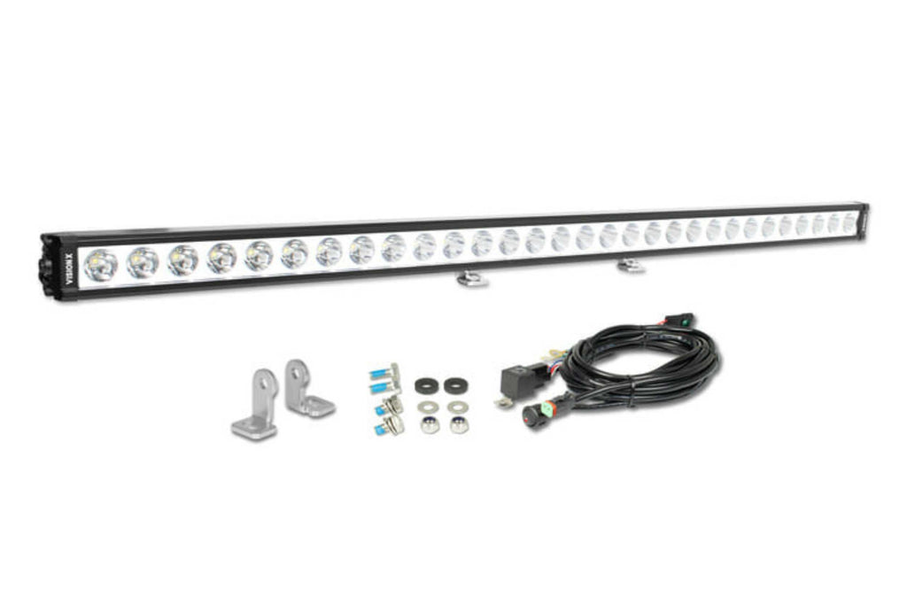 Vision X Light Bar: 39.65in (30-LED / XPL / Straight / Halo / Incl. L Brackets & Harness)