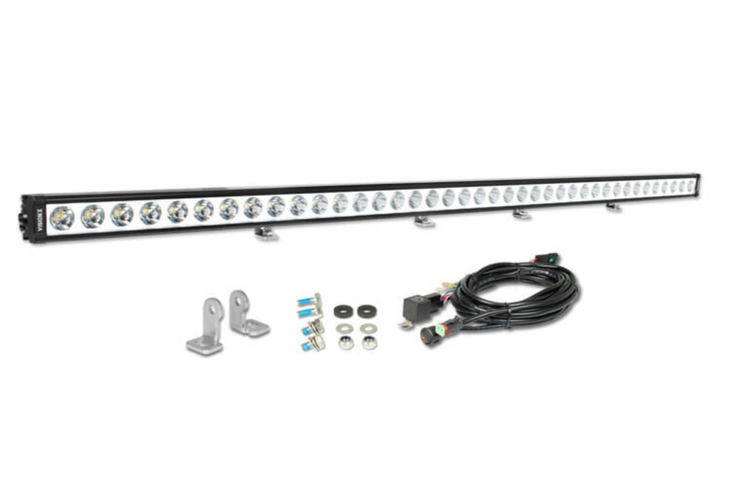 Vision X Light Bar: 13.19in (9-LED / XPL / Straight / Halo / Incl. L Brackets & Harness)