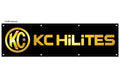 Banner: KC Hi-Lites (17in x 60in / Black w/ Yellow KC Logo)