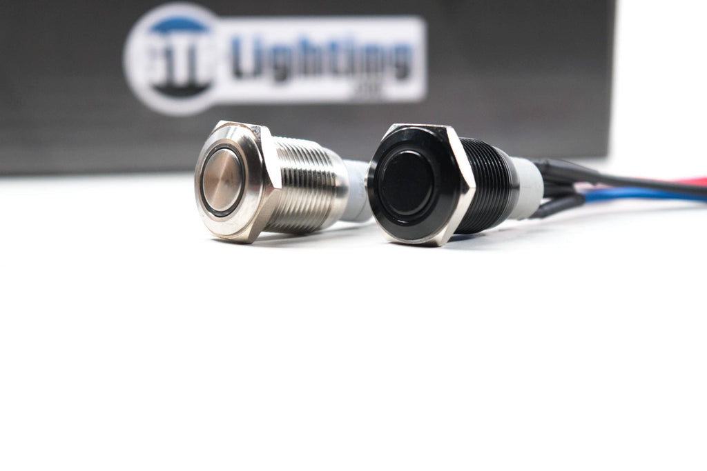 Switch: GTR Halo (Stainless/Momentary/White LED)
