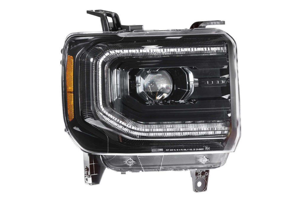 XB LED Headlights: GMC Sierra (14-18 / Set)