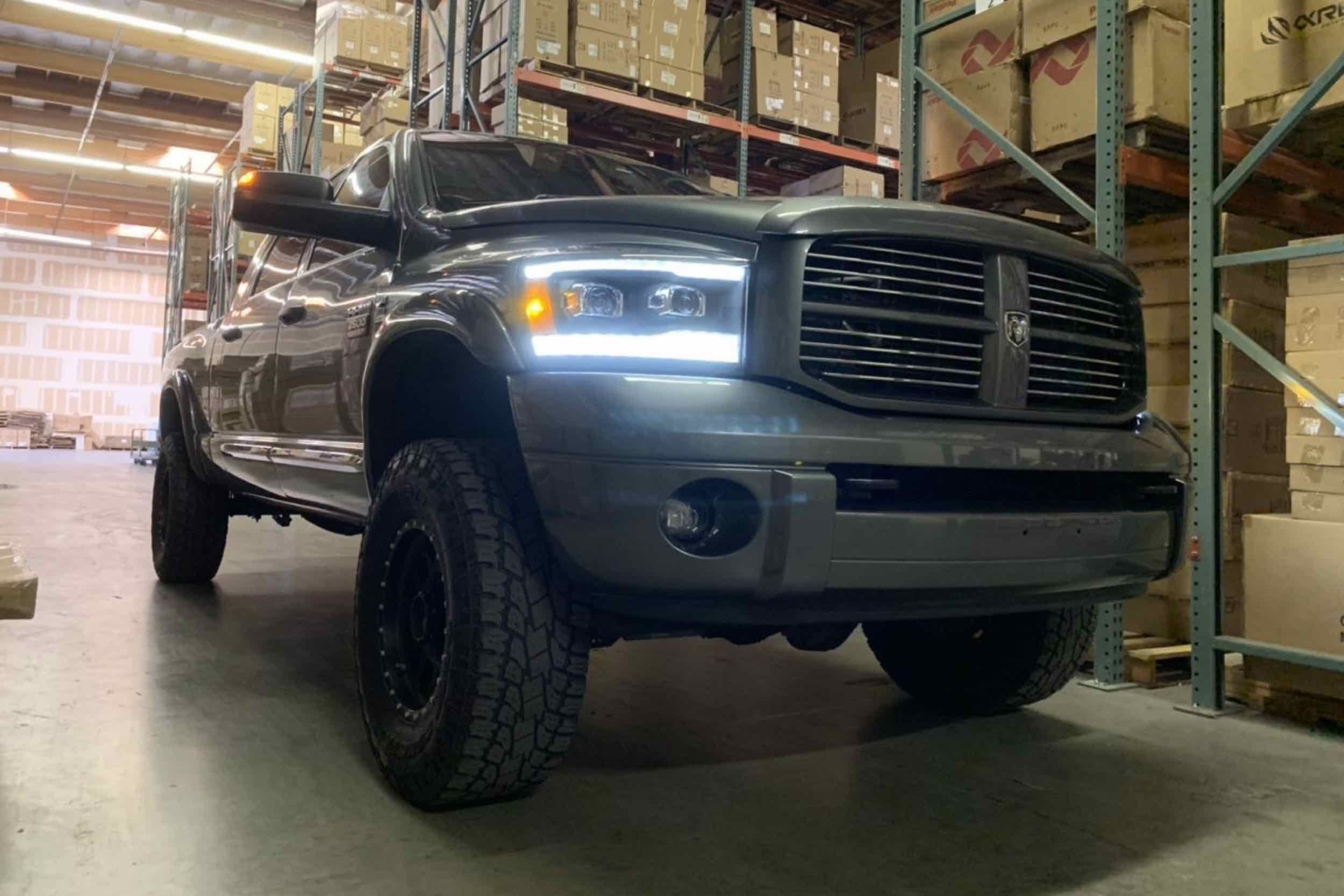 ARex (PRO-Series) Halogen Headlights: Dodge Ram (06-08) - Black (Set)