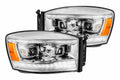 ARex (PRO-Series) Halogen Headlights:: Dodge Ram (06-08) - Chrome (Set)