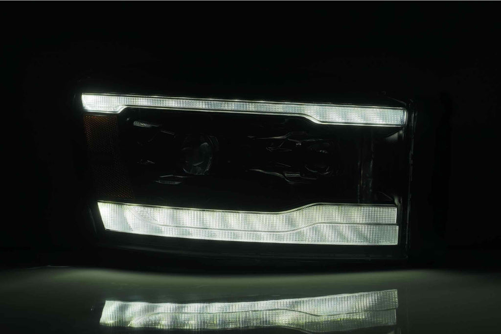 ARex (PRO-Series) Halogen Headlights: Dodge Ram (06-08) - Alpha-Black (Set)