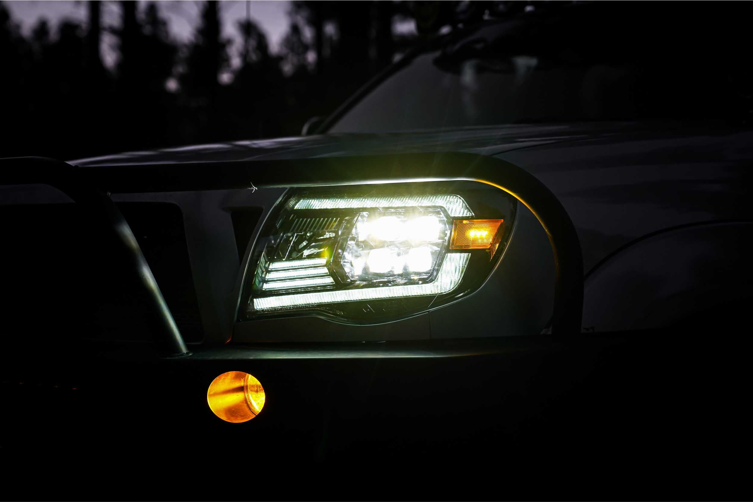 ARex Nova LED Headlights: Toyota Tacoma (05-11) - Chrome (Set)