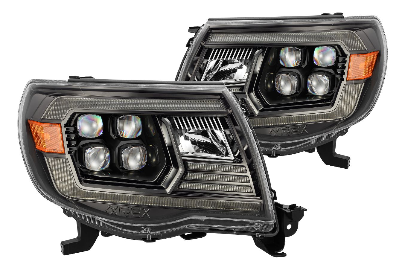 ARex Nova LED Headlights: Toyota Tacoma (05-11) - Alpha-Black (Set)