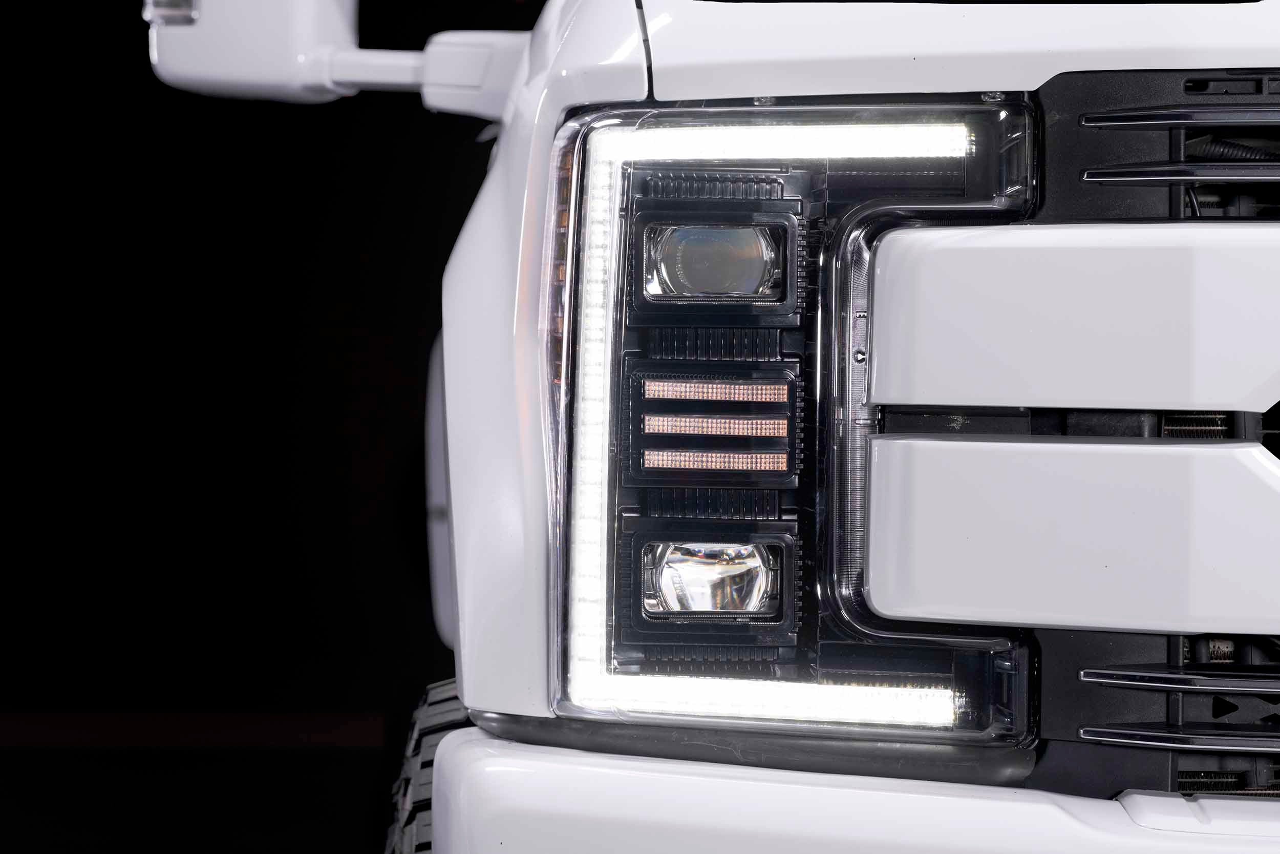XB Hybrid LED Headlights: Ford Super Duty (17-19 / Set)