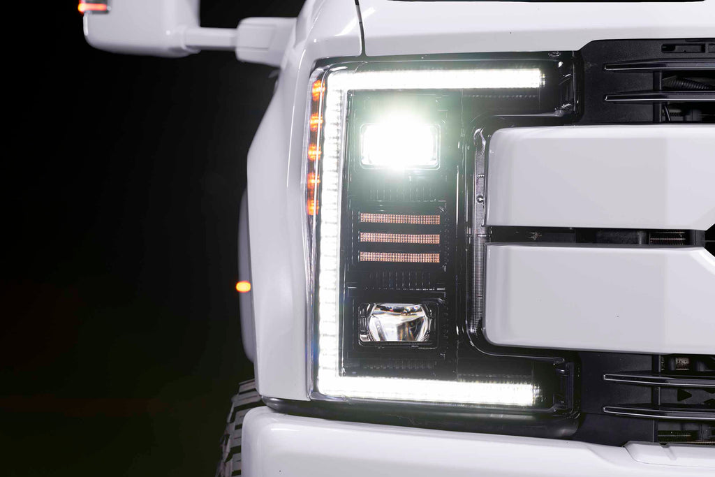 XB Hybrid LED Headlights: Ford Super Duty (17-19 / Set)