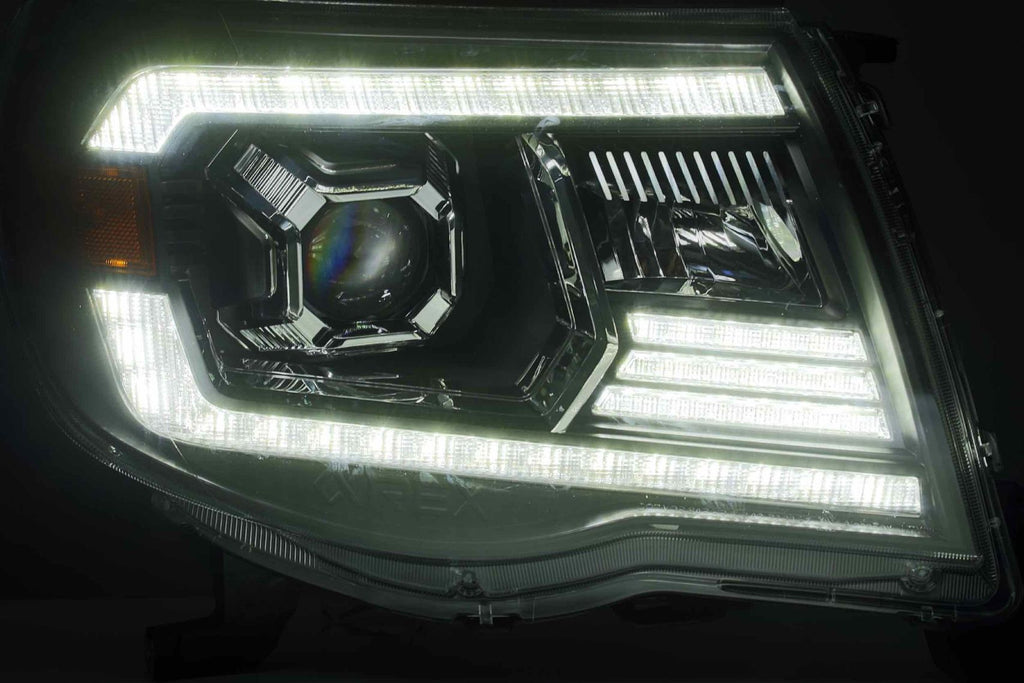 ARex Luxx LED Headlights: Toyota Tacoma (05-11) - Chrome (Projector Ver / Set)